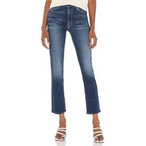 MOTHER Women's Ankle & Cropped Jeans - Dark Blue